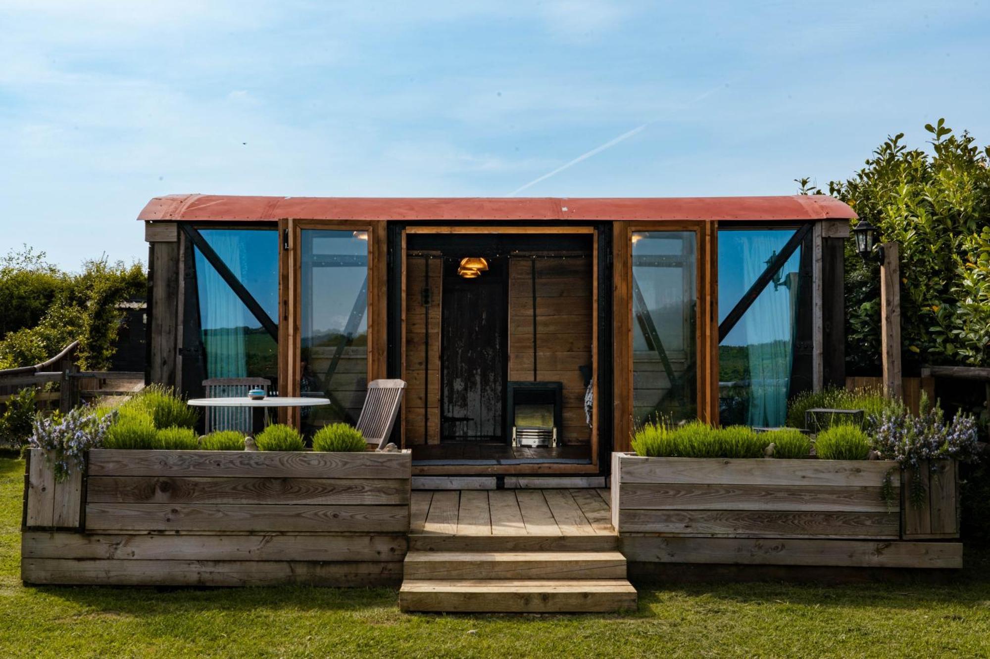 Swallowfield Glamping-Station Master Yeovil Exterior foto